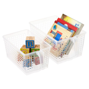 mess-free storage baskets