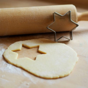 star salt dough ornament